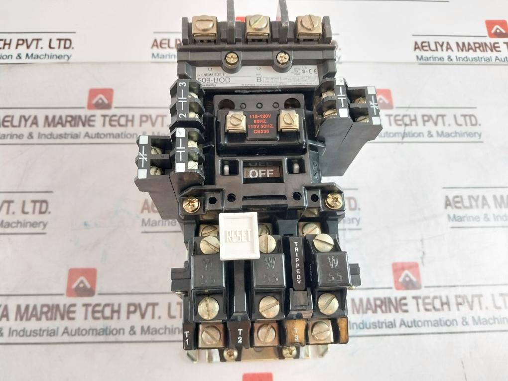 Allen-bradley 509-bod Motor Starter W/ Coil 42185-800-01
