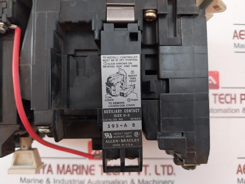 Allen-bradley 509-bod Overload Relay With Motor Starter 42185-800-01