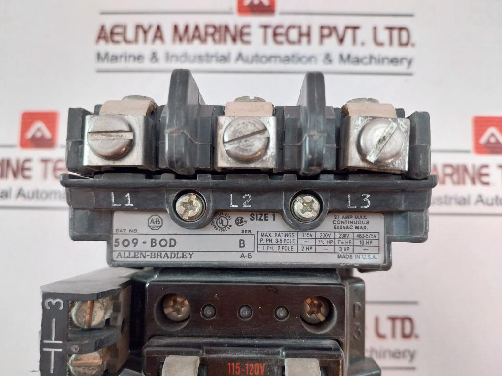 Allen-bradley 509-bod Overload Relay With Motor Starter 42185-800-01