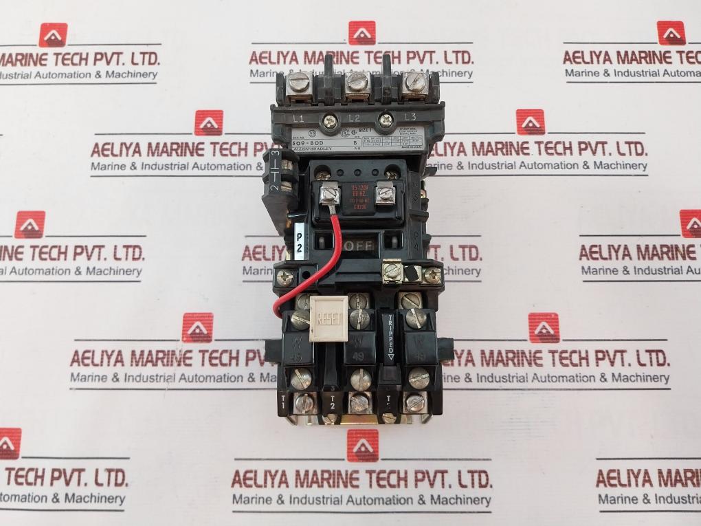 Allen-bradley 509-bod Overload Relay With Motor Starter 42185-800-01