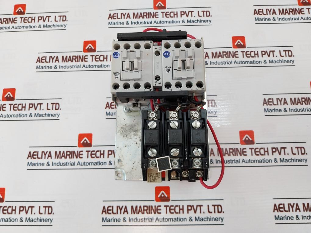 Allen-bradley 592-jov16/500-nx101 Overload Relay With Contactor Ser:B