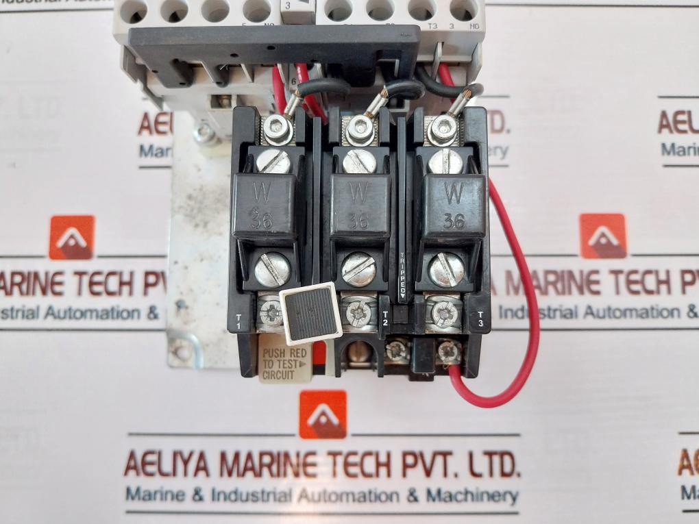 Allen-bradley 592-jov16/500-nx101 Overload Relay With Contactor Ser:B