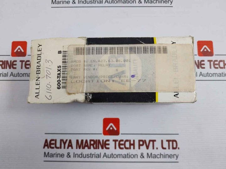 Allen-bradley 600-tax5 Manual Starting Toggle Switch