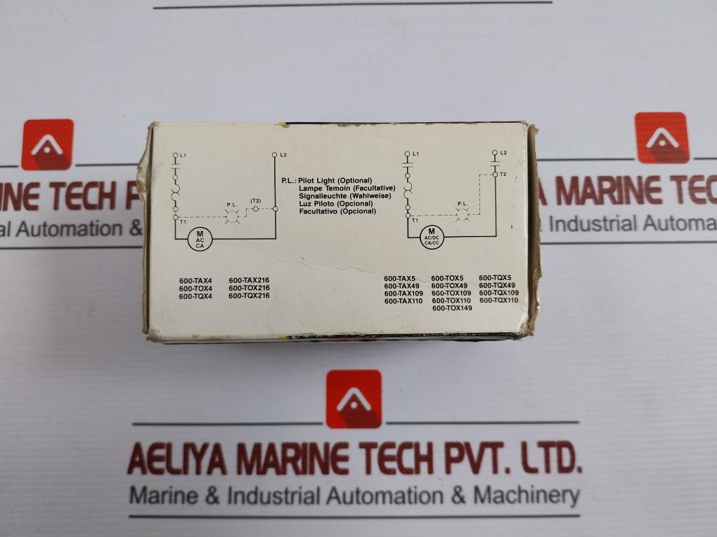 Allen-bradley 600-tax5 Manual Starting Toggle Switch