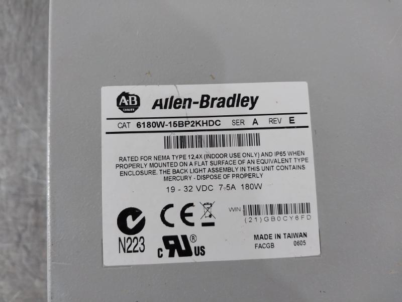 Allen-bradley 6180W-15Bp2Khdc Versaview Industrial Workstation