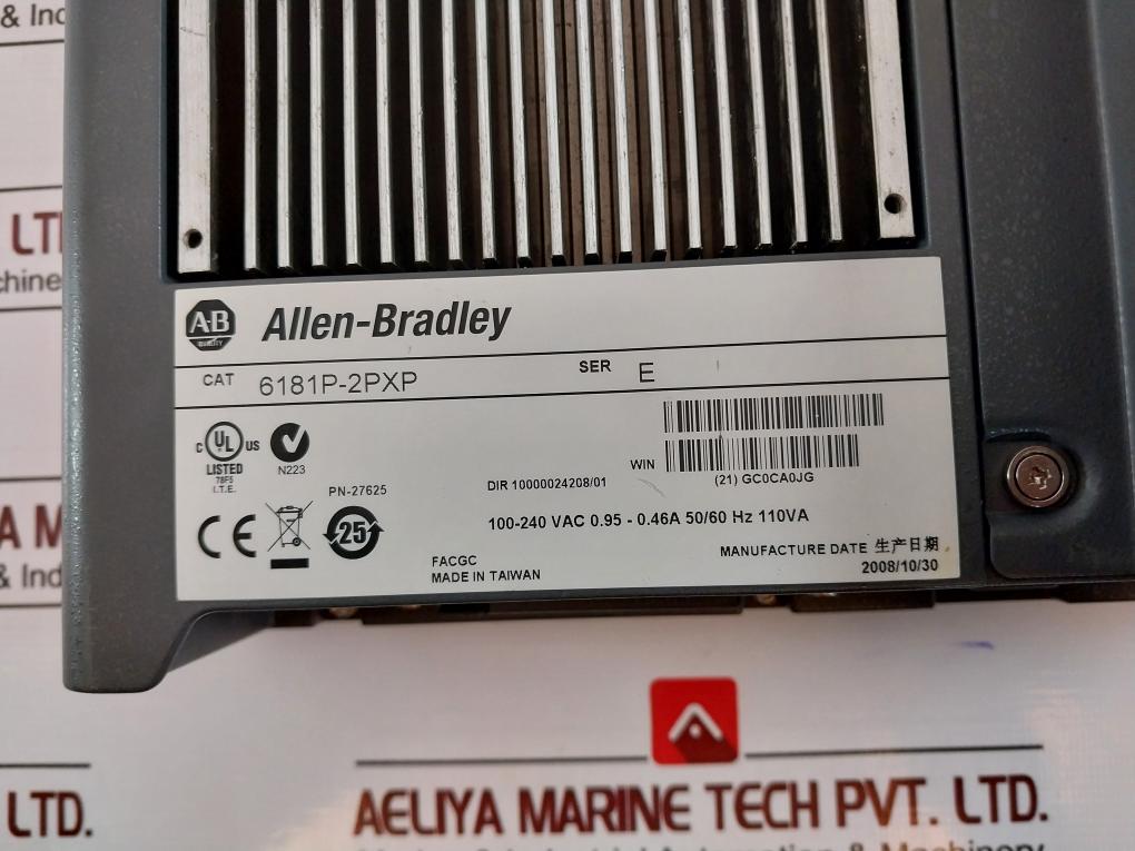 Allen-bradley 6181P-2Pxp Integrated Non-display Industrial Computer 0.95A