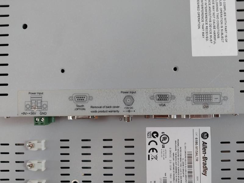 Allen-bradley 6186-m15Altr Versaview 1500M Industrial Flat Panel Monitor Rev A