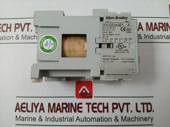 Allen-bradley 690V 20A Industrial Relay 700-cf310Z*