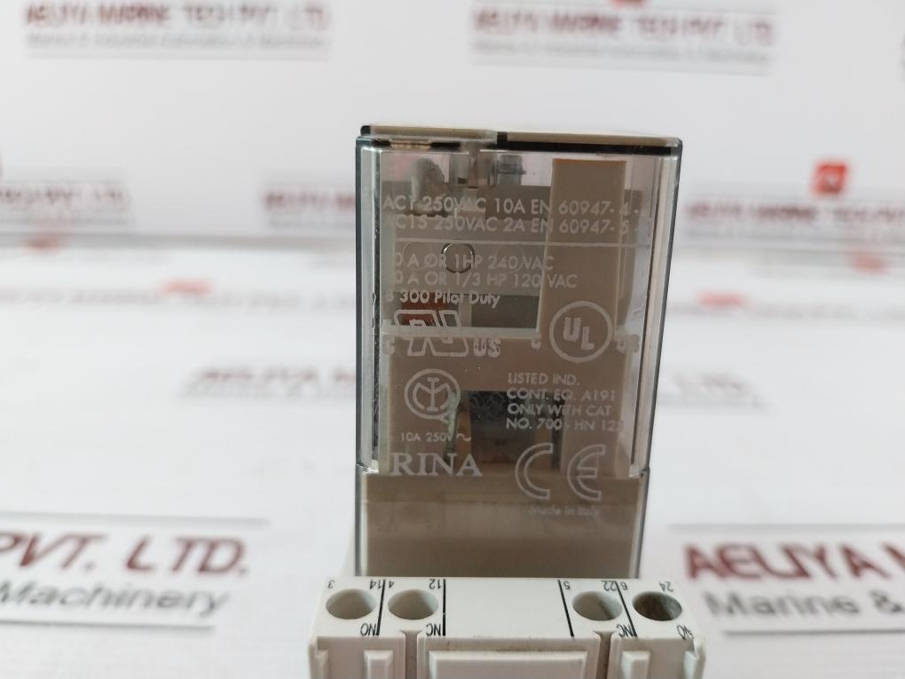 Allen-bradley 700-ha32Z24 Tube Base Relay 10A 300V Ac15 250Vac 2A En 60947-5-1