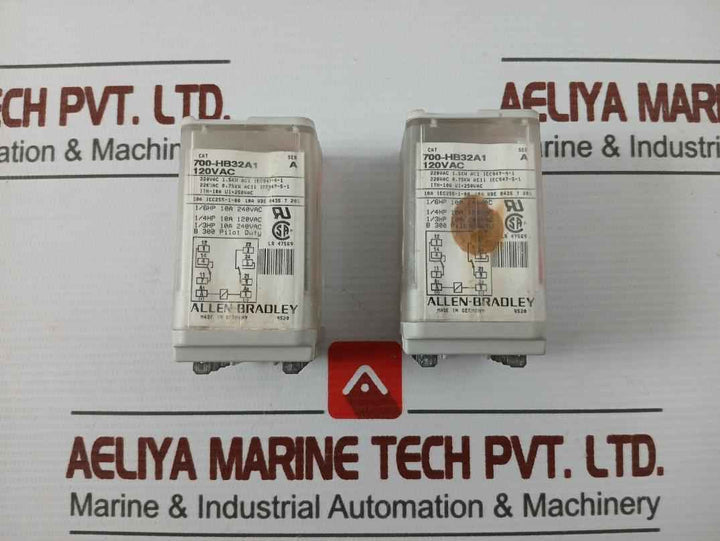 Allen-bradley 700-hb32A1 Control Relay 120Vac Series A
