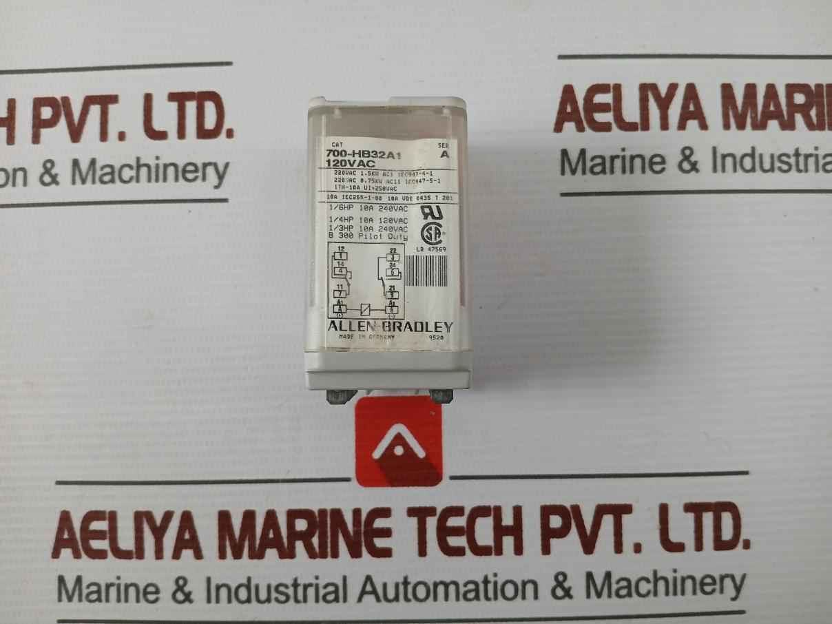 Allen-bradley 700-hb32A1 Control Relay 120Vac Series A