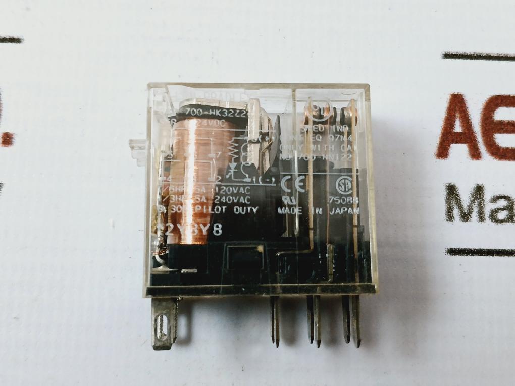 ALLEN-BRADLEY 700-HN122 Relay 5A 250VAC & 700-HK32Z24-4 24VDC