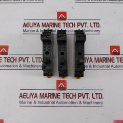 Lot of 6X ALLEN-BRADLEY 700-HN122 Relay Socket 5A 250V AC Ser A
