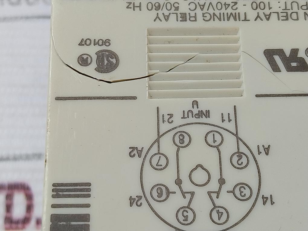 Allen-bradley 700-hrm12Ta17 On Delay Timing Relay 100-240Vac 50/60Hz