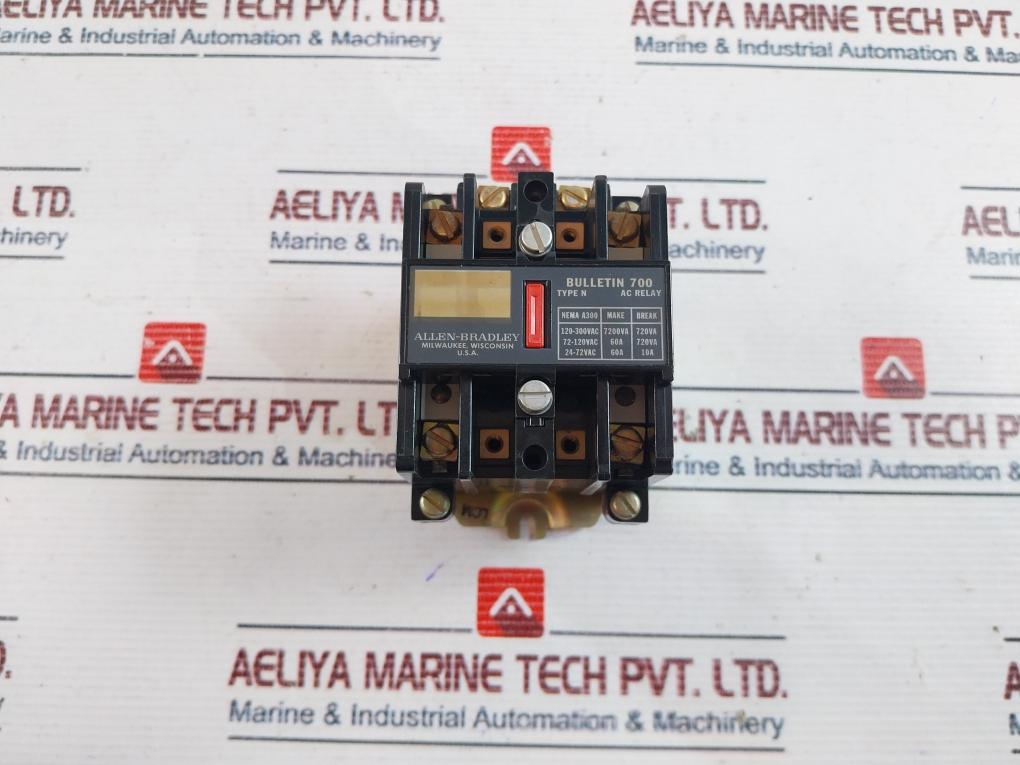 Allen-bradley 700-n200A1 N-npt-nt Control Relay 84Ab86