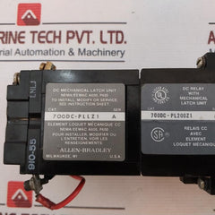 Allen-bradley 700Dc-p200Z1 Ser: A Dc Relay With Mechanical Latch Unit