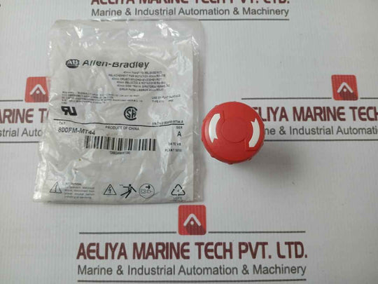 Allen-bradley 800Fm-mt44 Non-illuminated Mushroom Operator Twist-to-release