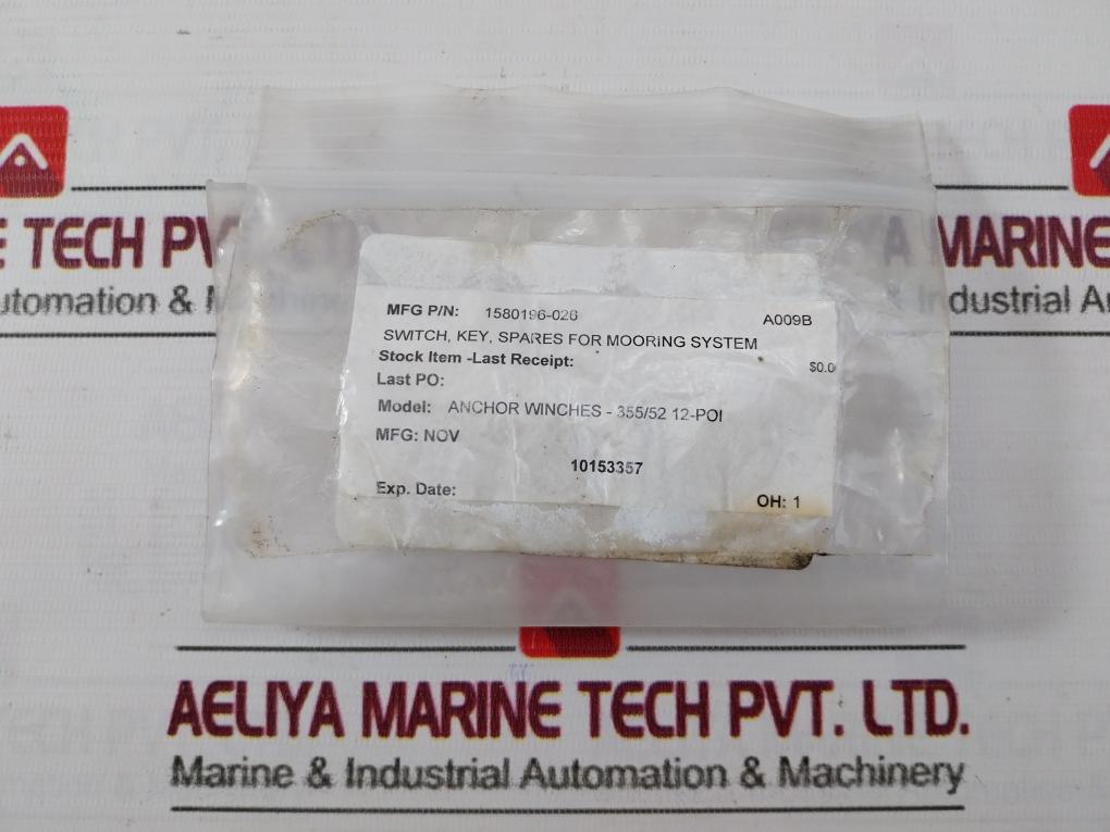 Allen-bradley 800T-j44 Selector Switch Key 1580196-026 D