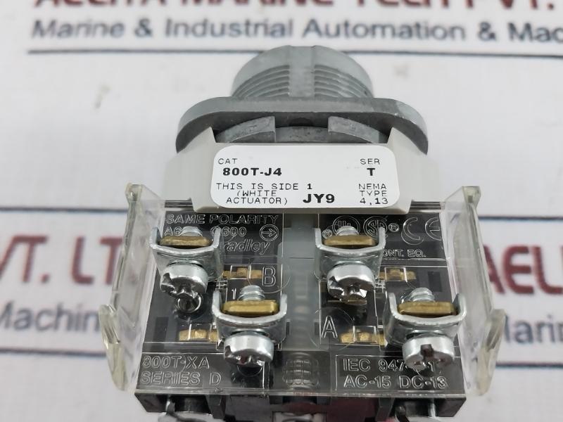 Allen-bradley 800T-j4 Selector Switch 30Mm Ser T