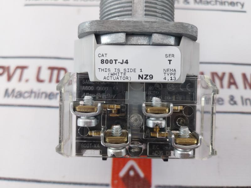 Allen-bradley 800T-j4 Selector Switch Nz9 Iec 947-5-1