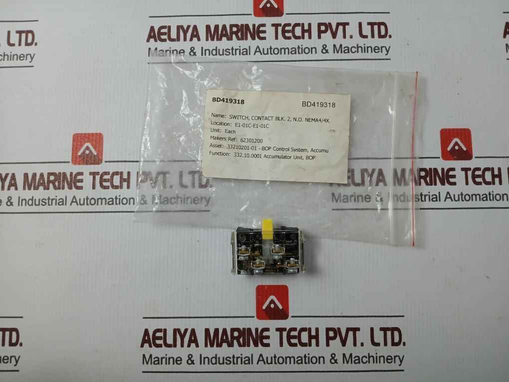 Allen-bradley 800T-xa2 Switch Contact Blk. 2, N.O. Nema 4/4X