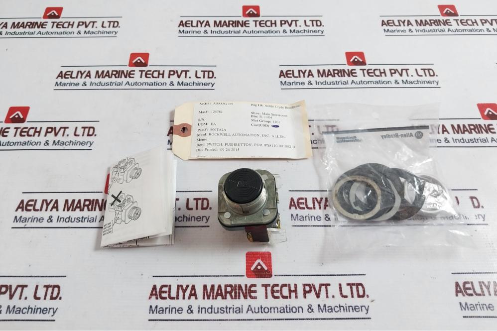 Allen-Bradley 800T-A Flush Head Pushbutton Switch 800TA2A A600 Q600