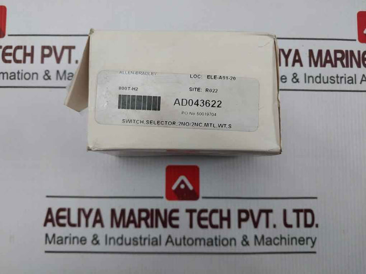 Allen-bradley 800t-h2 Selector Switch Set 184863 30mm