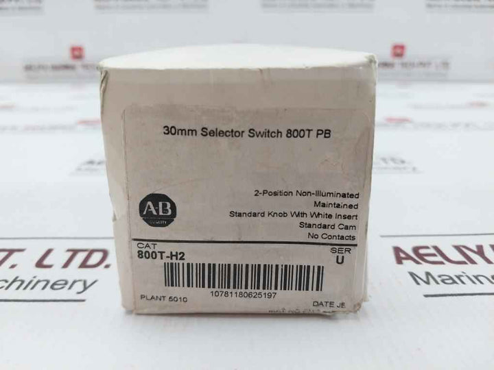 Allen-bradley 800t-h2 Selector Switch Set 184863 30mm