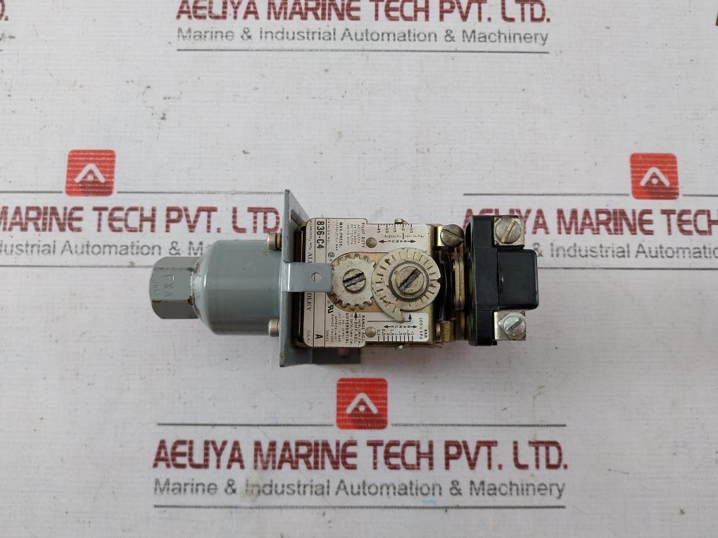 Allen-bradley 836-c4 Pressure Control 24-600V 125Va 125-250V 175Psi / 12.1 Bar