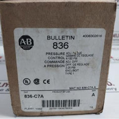 Allen-bradley 836-c7A Pressure Control Switch Ser A