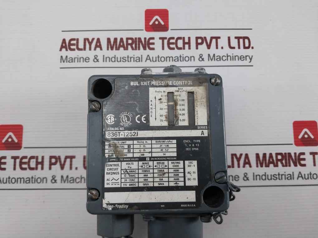 Allen-bradley 836T-t252J Pressure Control Ip66