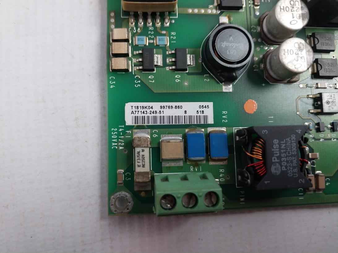 Allen-bradley A77143-249-51 Power Supply Pc Board T1819K04 250Vac