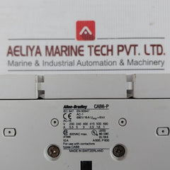Allen-bradley 600 Vac Magnetic Power Contactor Cab6-140-ei