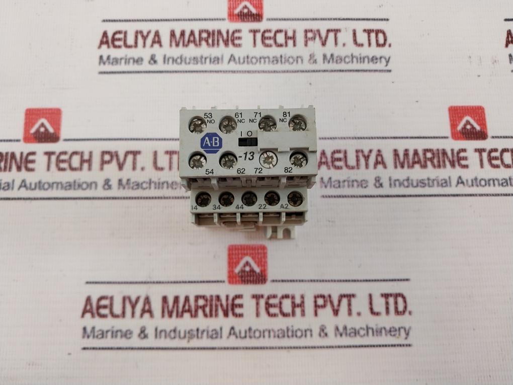 Allen-bradley Cs 4C Control Relay W/ 195-ma13 Contact Block Ser A