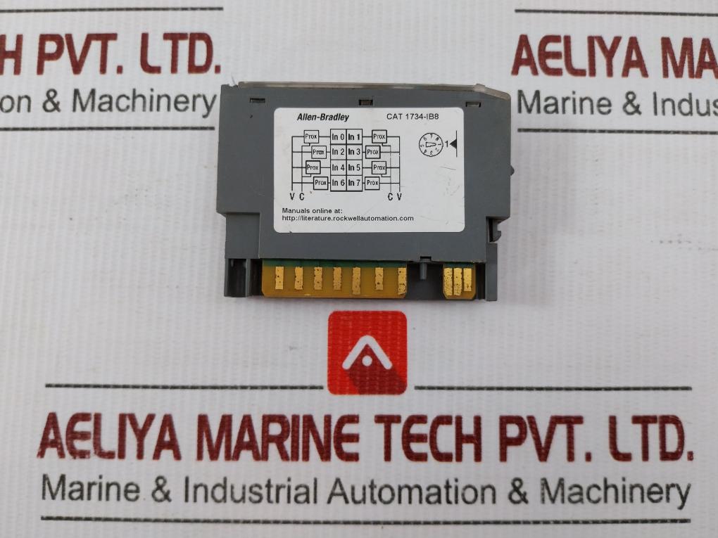 Allen-bradley Digital Dc Input Module 24Vdc, 5Ma Part No 1734-ib8