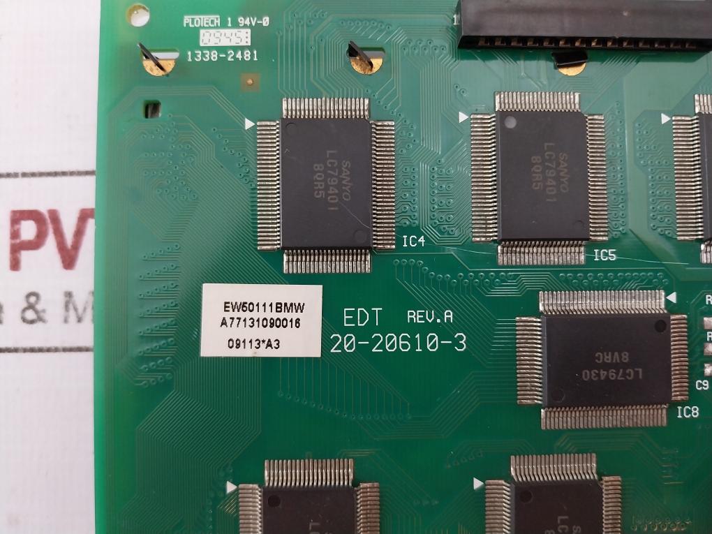 Allen-Bradley EDT 20-20610-3 LCD Display Module Rev A EW50111BMW 50-20088-0A