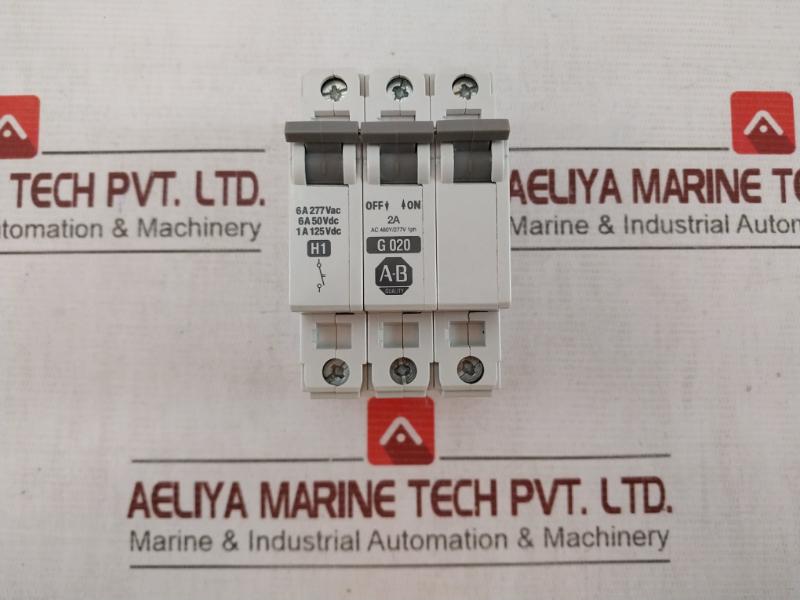 Allen-bradley G020 Circuit Breaker 1492-acb Ser:B Ac420V, Ac300V 25A