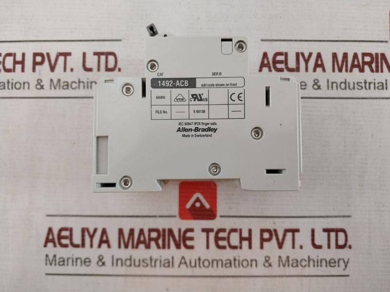 Allen-bradley G020 Circuit Breaker 1492-acb Ser:B Ac420V, Ac300V 25A