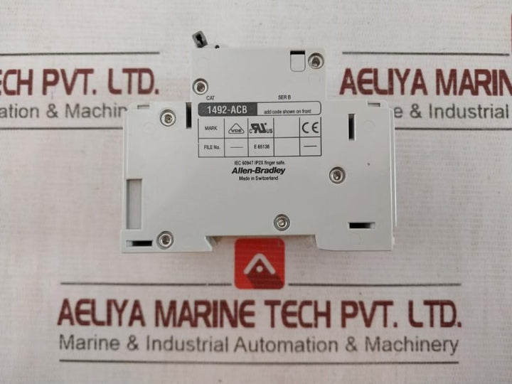 Allen-bradley G020 Circuit Breaker 1492-acb Ser:B Ac420V, Ac300V 25A