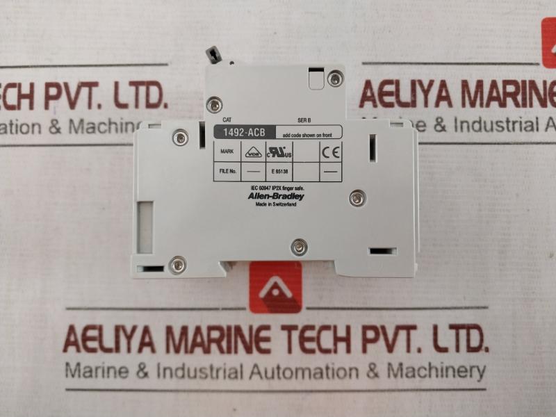 Allen-bradley G250 Circuit Breaker 1492-acb Ser:B 6A 277Vac 25A Ac420V, Ac300V