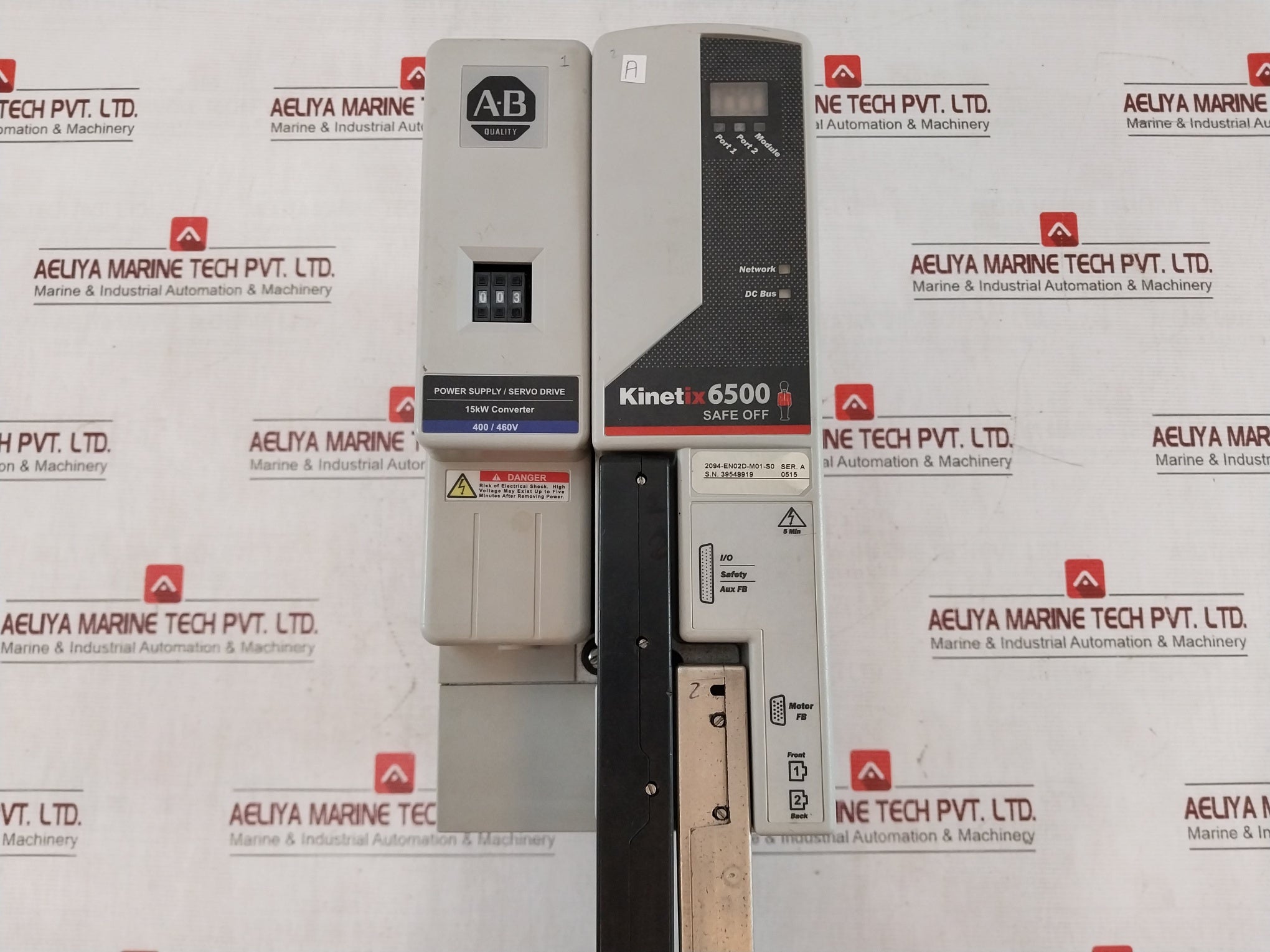Allen-bradley Kinetix 6500 2094-bc02-m02-m Ser A Modular Multi-axis Servo Drive
