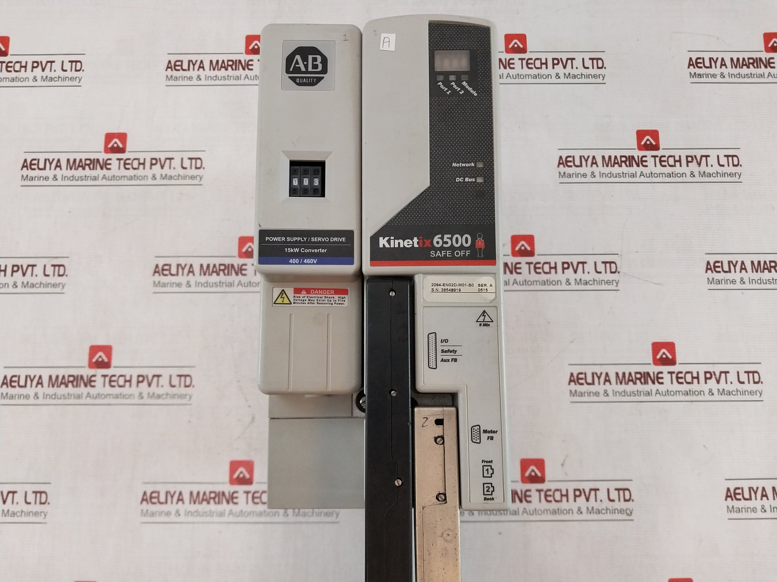 Allen-bradley Kinetix 6500 2094-bc02-m02-m Ser A Modular Multi-axis Servo Drive