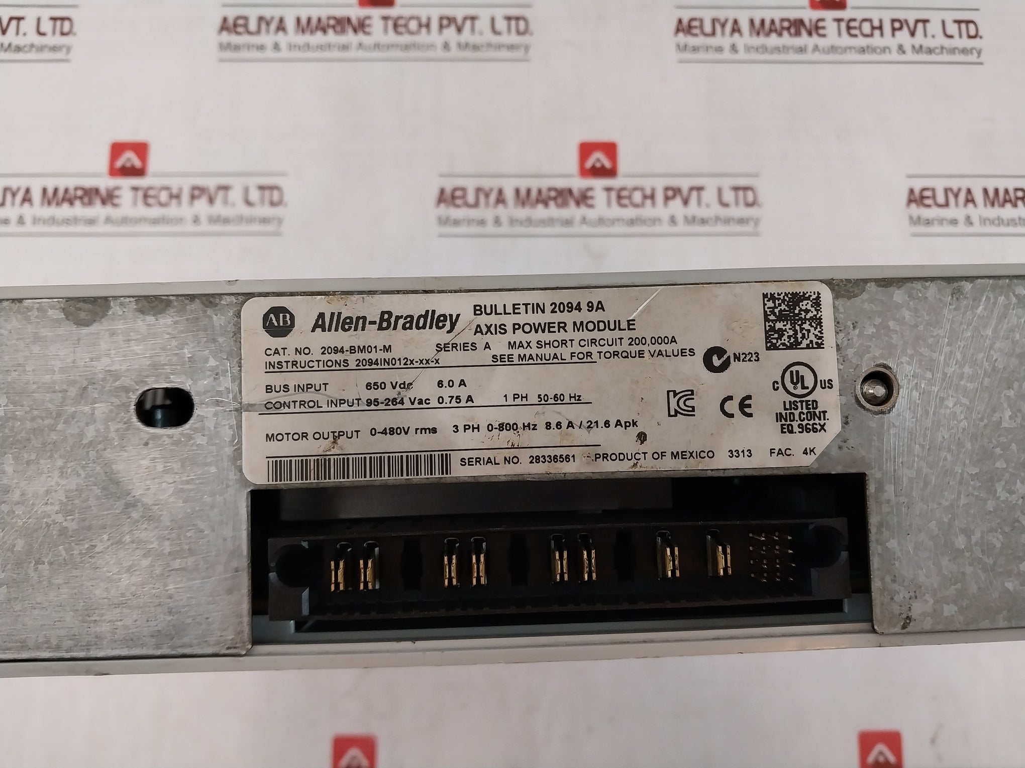 Allen-bradley Kinetix 6500 2094-bc02-m02-m Ser A Modular Multi-axis Servo Drive