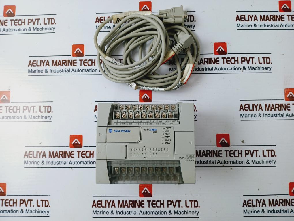 Allen-bradley Micrologix 1200 1762-l24Bxbr Plc Controller 24Vdc Ser: C Rev: 9