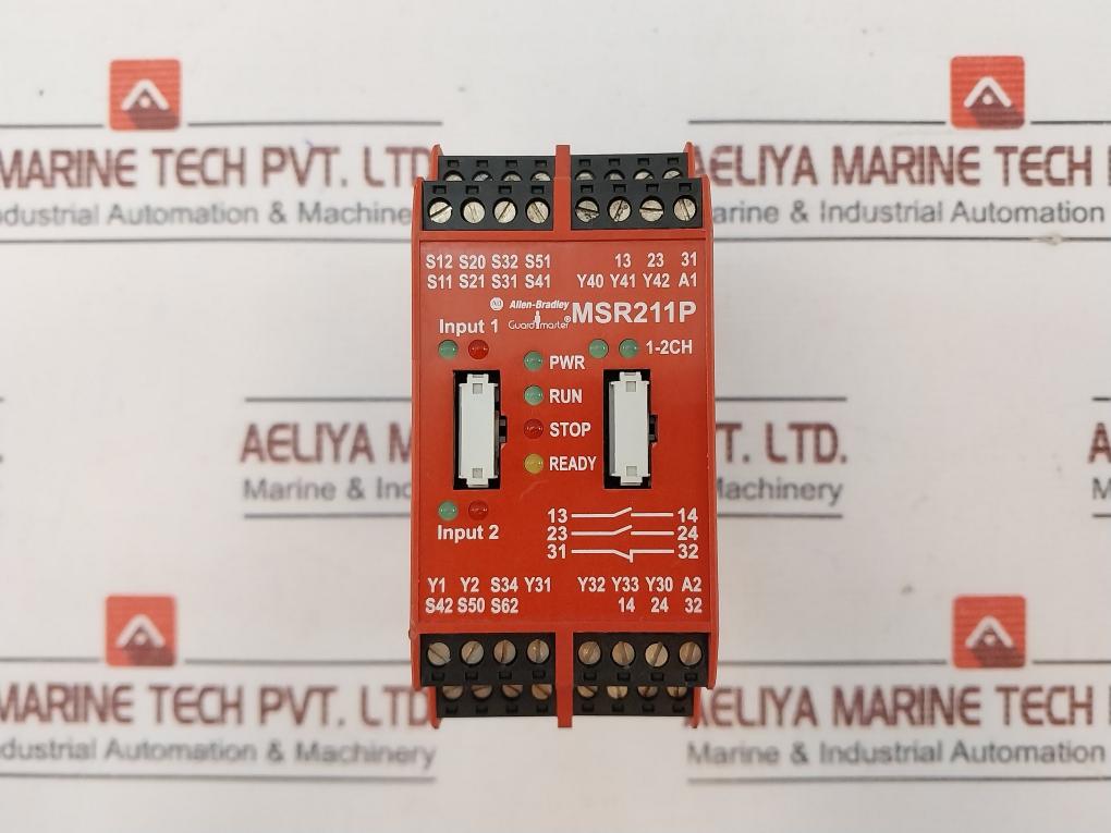 Allen-bradley Msr211P Safety Relay 24Vdc