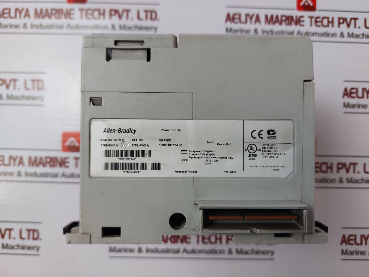 Allen-bradley Pa-3 Power Supply With Pn-92337 1768-enbt Ethernet I/P Communications Interface Module