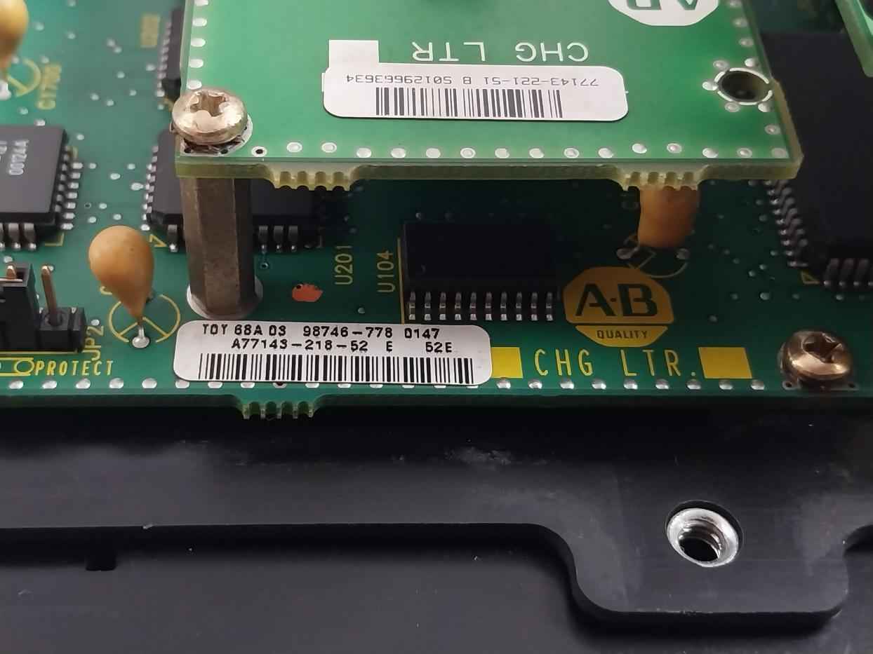 Allen-bradley Panelview 600 Hmi Operator Terminal Panel (not Working)