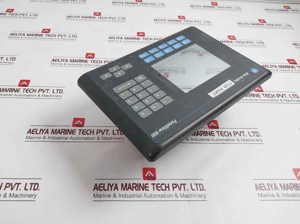 Allen-bradley Panelview 600 Hmi Operator Terminal Panel (not Working)