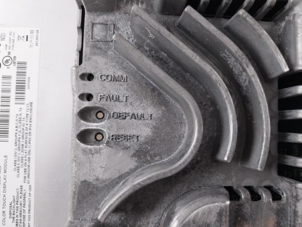 Allen-bradley 2711P-rdt10C Panelview Plus 1000 Color Touch Display Module Ser: A