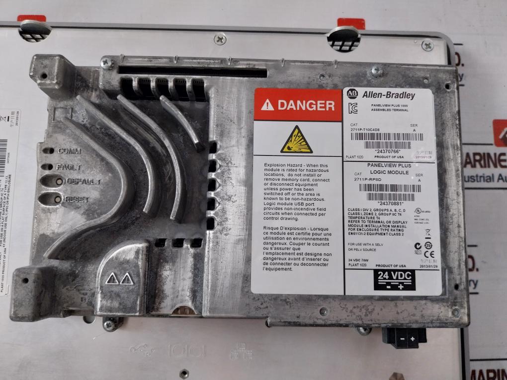 Allen-bradley 2711P-rdt10C Panelview Plus 1000 Color Touch Display Module Ser: A